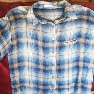 Gilded Intent button down top